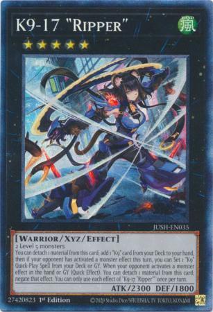 K9-17 "Ripper" K9-17号 “Ripper”【JUSH-EN035】【スーパーレア】