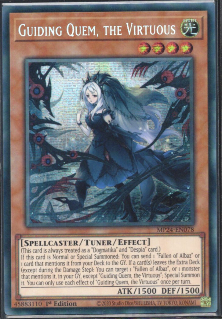 導きの聖女クエム/Guiding Quem, the Virtuous【MP24-EN078】【プリズマティックシークレットレア】