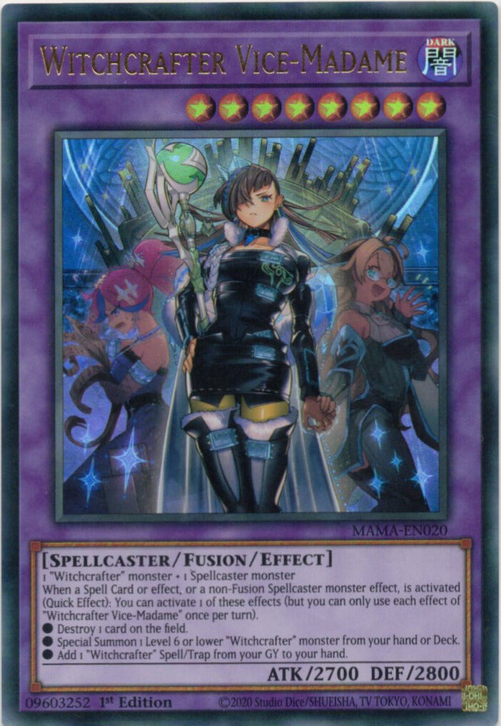 ウィッチクラフト・バイスマスター/Witchcrafter Vice-Madame【MAMA-EN020】【ウルトラレア】
