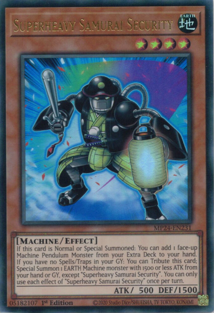 超重武者ドウC-Nシン/Superheavy Samurai Security【MP24-EN231】【ウルトラレア】