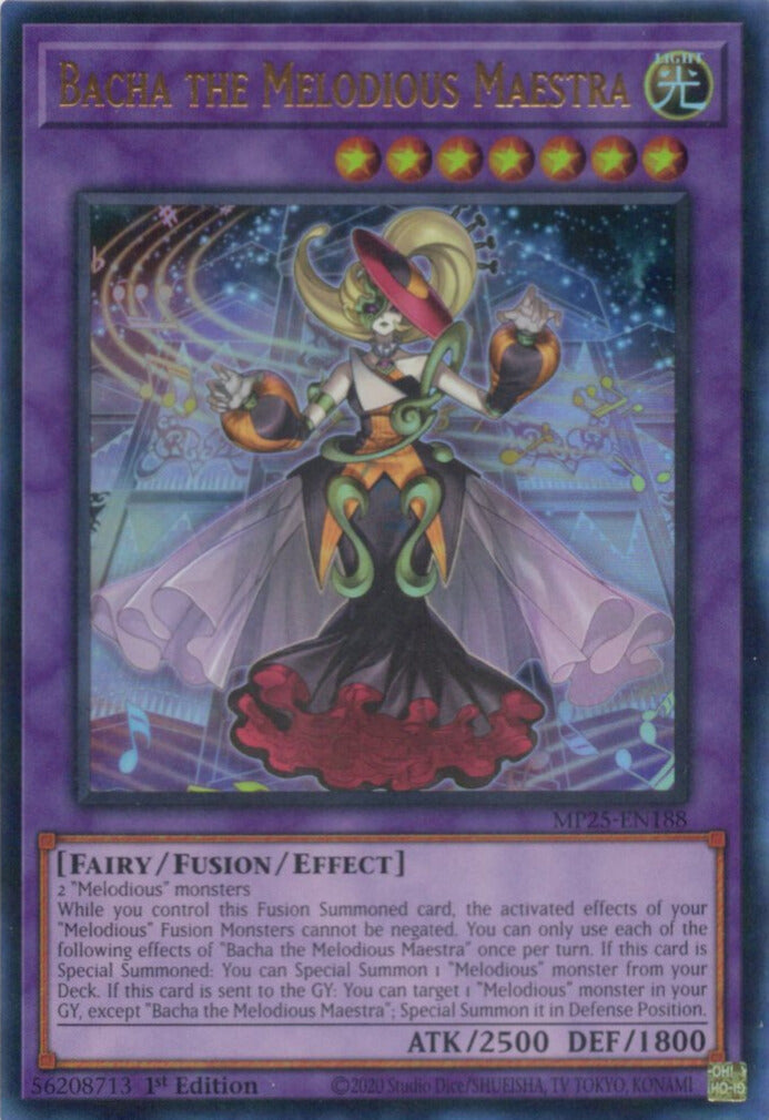 幻奏の音姫スペクタキュラー・バッハ/Bacha the Melodious Maestra【MP25-EN188】【ウルトラレア】