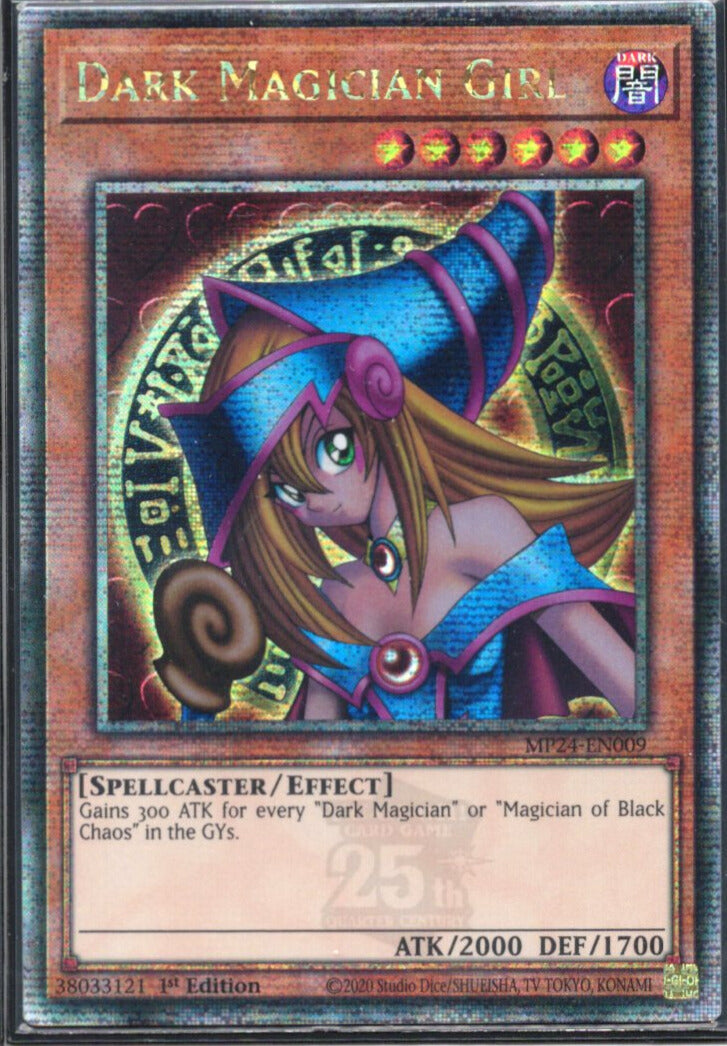 ブラック・マジシャン・ガール/Dark Magician Girl【MP24-EN009】【クォーターセンチュリーシークレットレア】