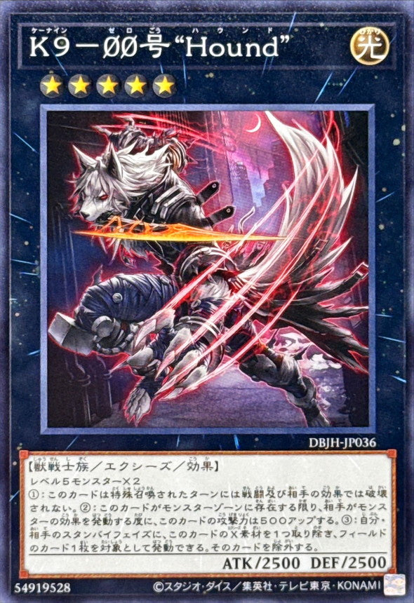 K9-ØØ号 “Hound”【DBJH-JP036】