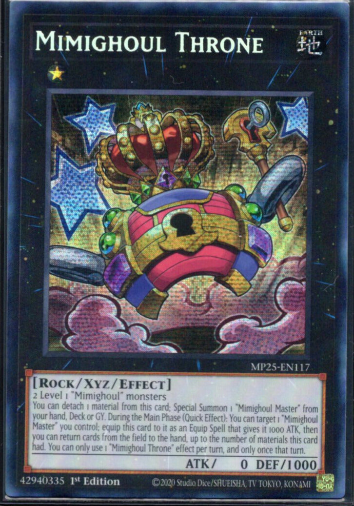 ミミグル・スローン/Mimighoul Throne【MP25-EN117】【プリズマティックシークレットレア】