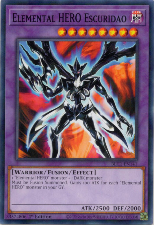 E・HERO エスクリダオ/Elemental HERO Escuridao【BLC1-EN141】