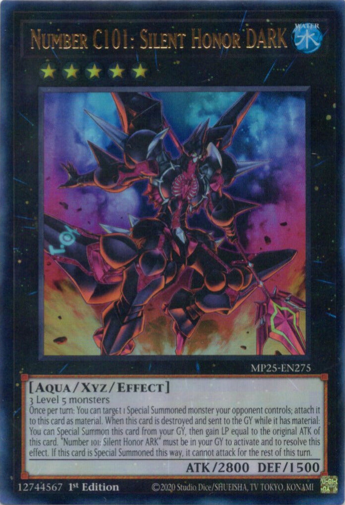 CNo.101 S・H・Dark Knight/Number C101: Silent Honor DARK【MP25-EN275】【ウルトラレア】