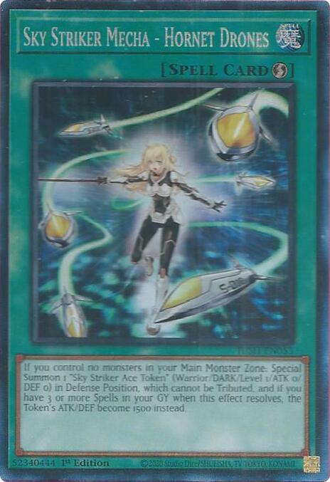 Sky Striker Mecha - Hornet Drones 【閃刀機－ホーネットビット】【JUSH-EN053】【コレクターズレア】