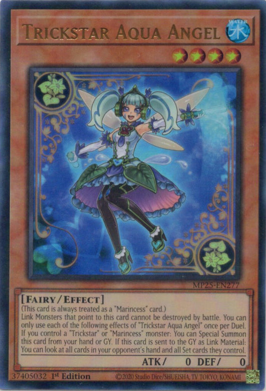 トリックスター・アクアエンジェル/Trickstar Aqua Angel【MP25-EN277】【ウルトラレア】