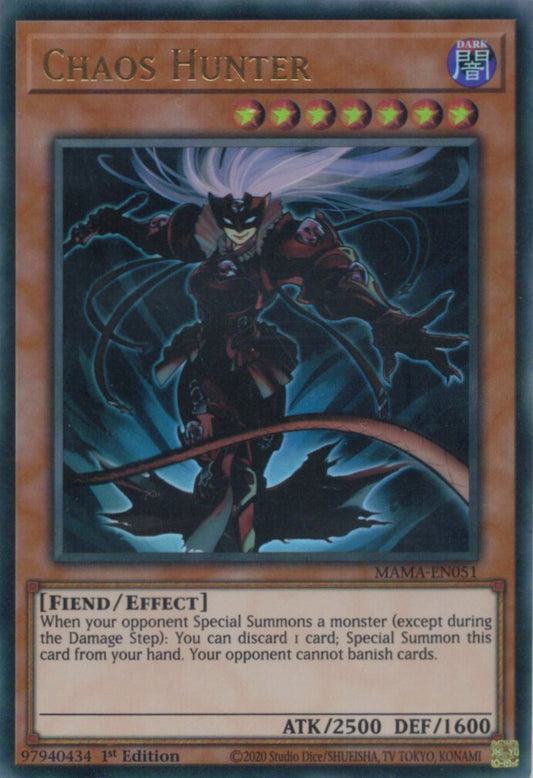 カオスハンター/Chaos Hunter【MAMA-EN051】【ウルトラレア】