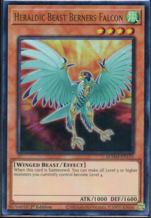紋章獣ベルナーズ・ファルコン/Heraldic Beast Berners Falcon【BLMM-EN115】【ウルトラレア】
