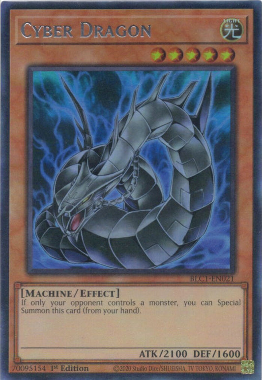 サイバー・ドラゴン/Cyber Dragon【BLC1-EN021】【ウルトラレア】