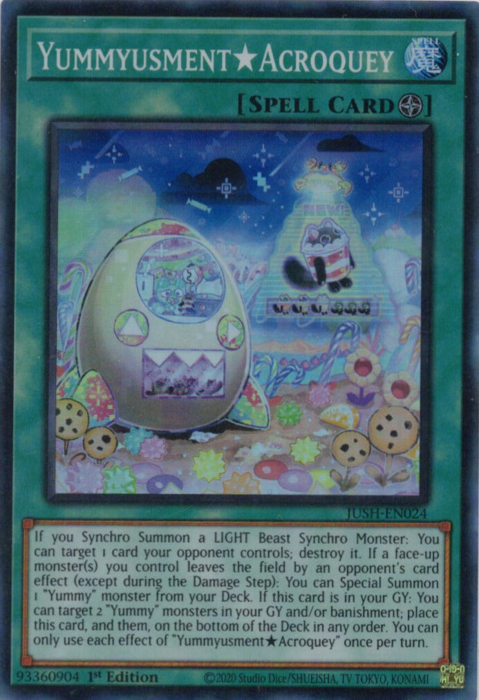 Yummyusment★Acroquey ヤミーズメント★アクロッキー【JUSH-EN024】【スーパーレア】