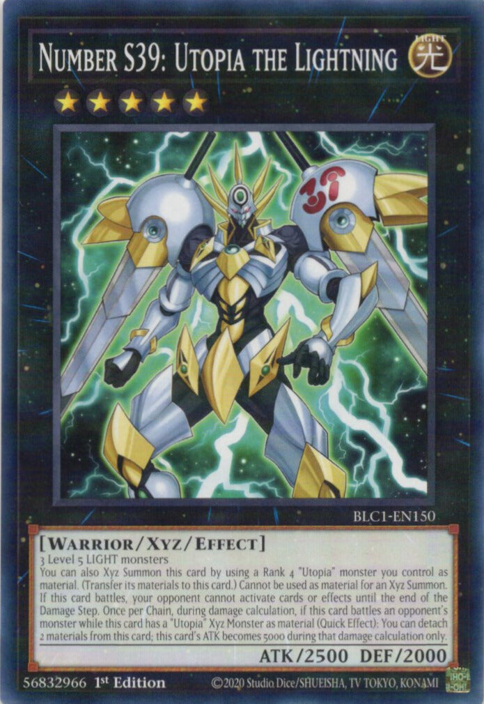SNo.39 希望皇ホープ・ザ・ライトニング/Number S39: Utopia the Lightning【BLC1-EN150】