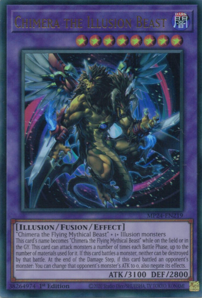 幻想魔獣キマイラ/Chimera the Illusion Beast【MP24-EN219】【ウルトラレア】