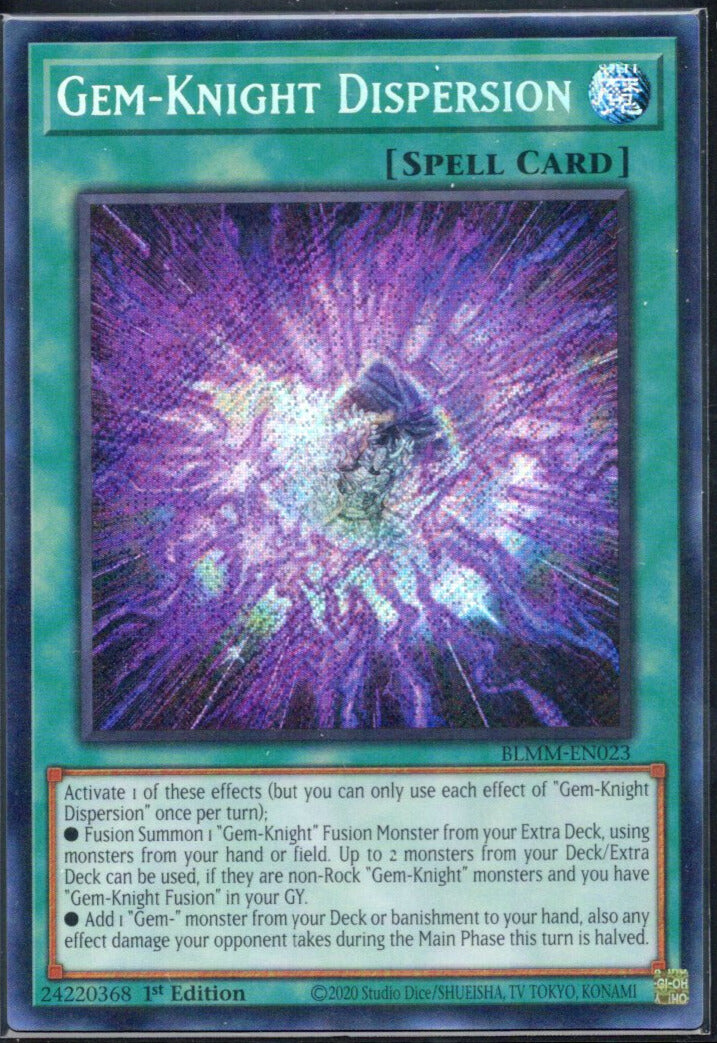 ジェムナイト・ディスパージョン/Gem-Knight Dispersion【BLMM-EN023】【シークレット】