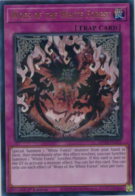 白き森のわざわいなり/Woes of the White Forest【MP25-EN231】【ウルトラレア】