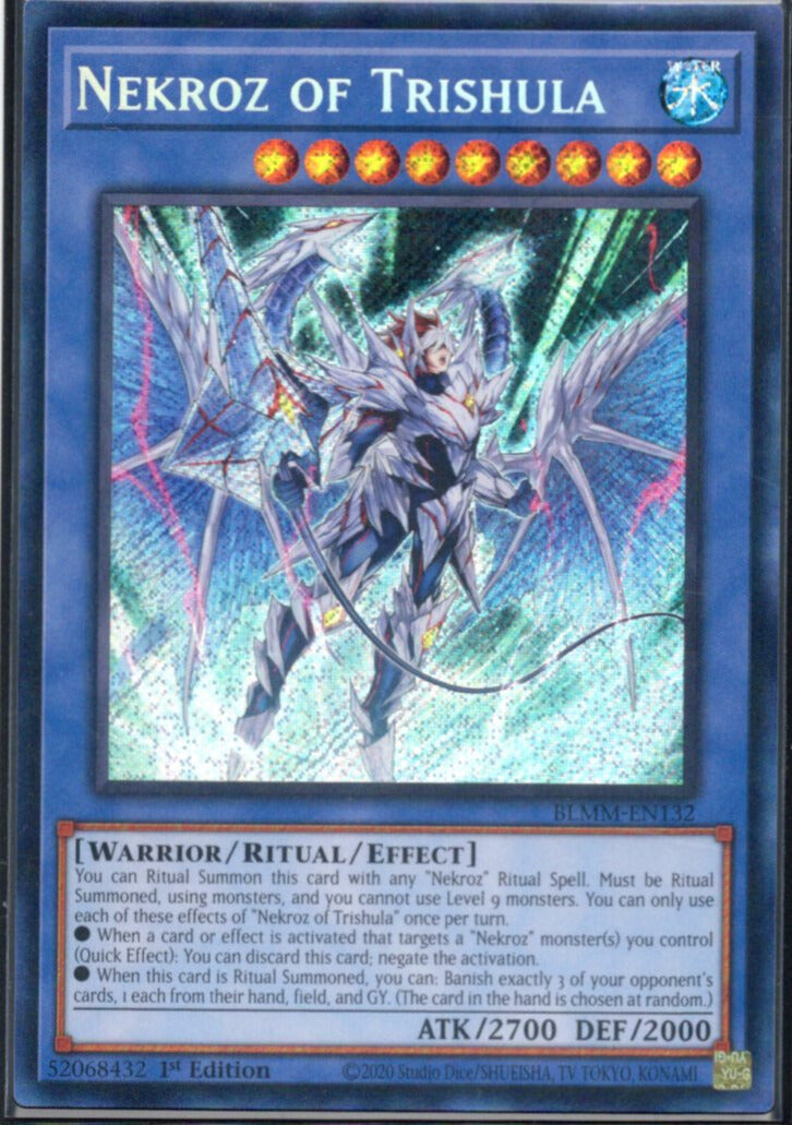 トリシューラの影霊衣/Nekroz of Trishula【BLMM-EN132】【シークレット】