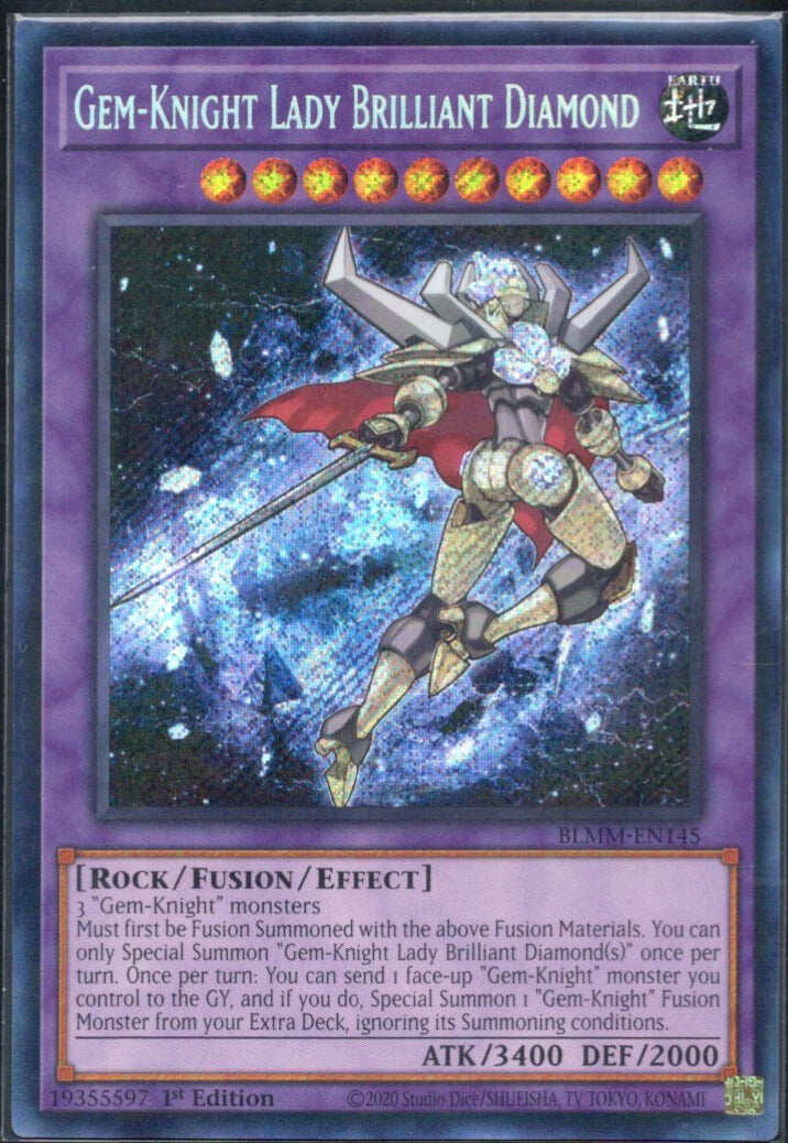 ジェムナイトレディ・ブリリアント・ダイヤ/Gem-Knight Lady Brilliant Diamond【BLMM-EN145】【ウルトラレア】