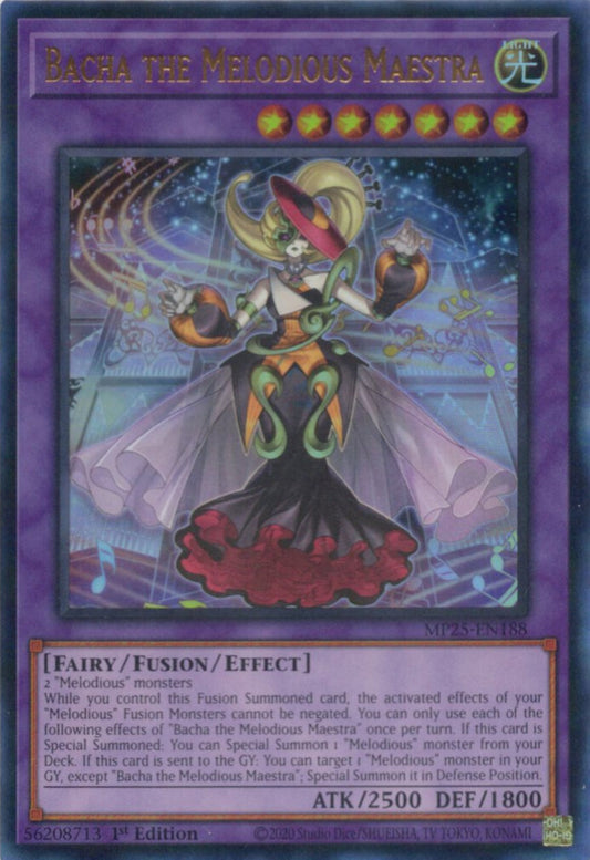 幻奏の音姫スペクタキュラー・バッハ/Bacha the Melodious Maestra【MP25-EN188】【ウルトラレア】
