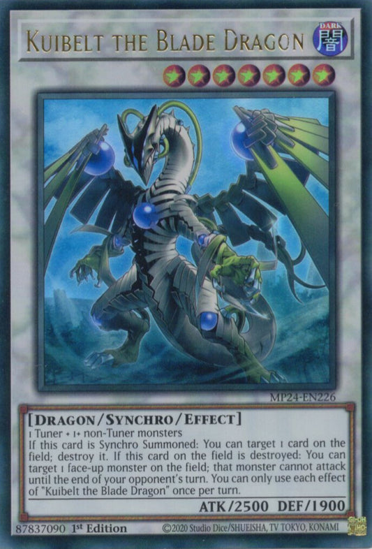 帯刃龍 カイベルト/Kuibelt the Blade Dragon【MP24-EN226】【ウルトラレア】