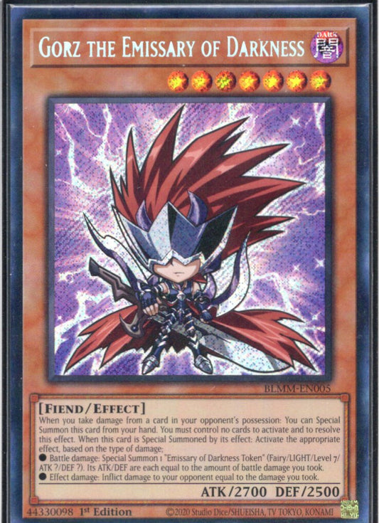 冥府の使者ゴーズ/Gorz the Emissary of Darkness【BLMM-EN005】【シークレット】