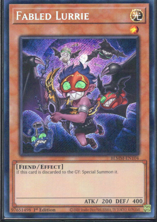 魔轟神ルリー/Fabled Lurrie【BLMM-EN104】【シークレット】