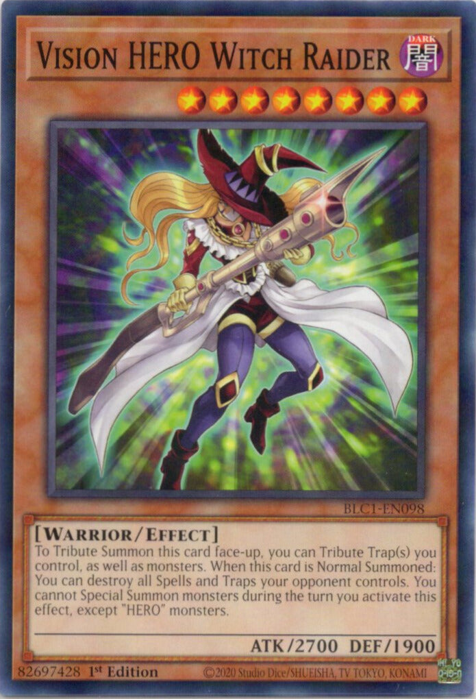 V・HERO ウィッチ・レイド/Vision HERO Witch Raider【BLC1-EN098】