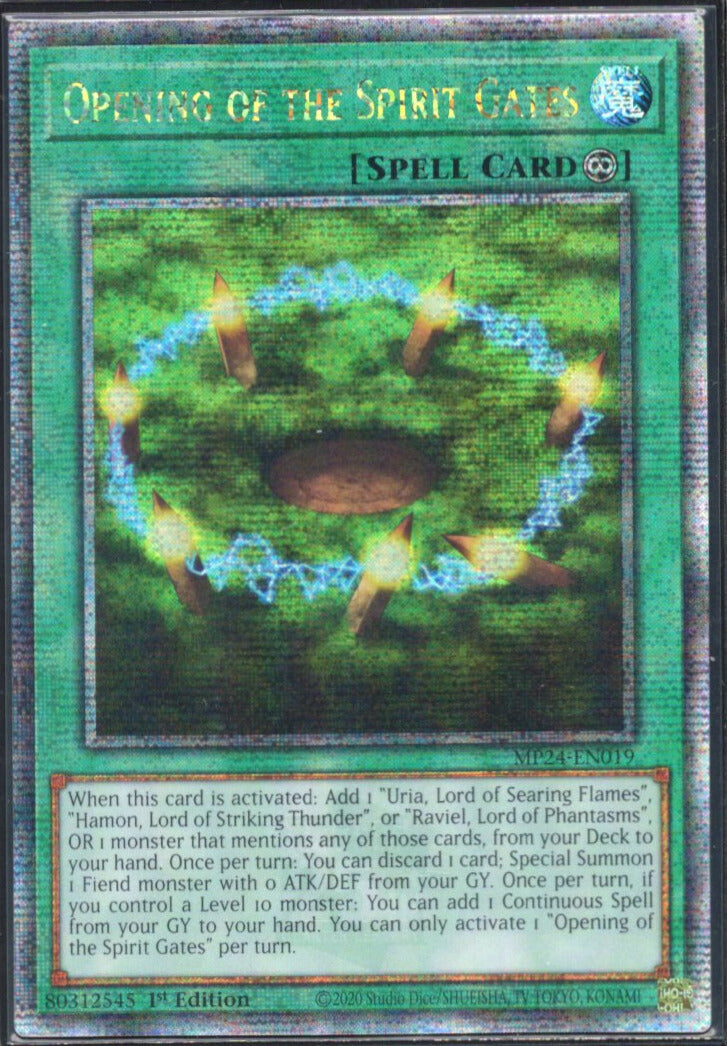 七精の解門/Opening of the Spirit Gates 【MP24-EN019】【クォーターセンチュリーシークレットレア】
