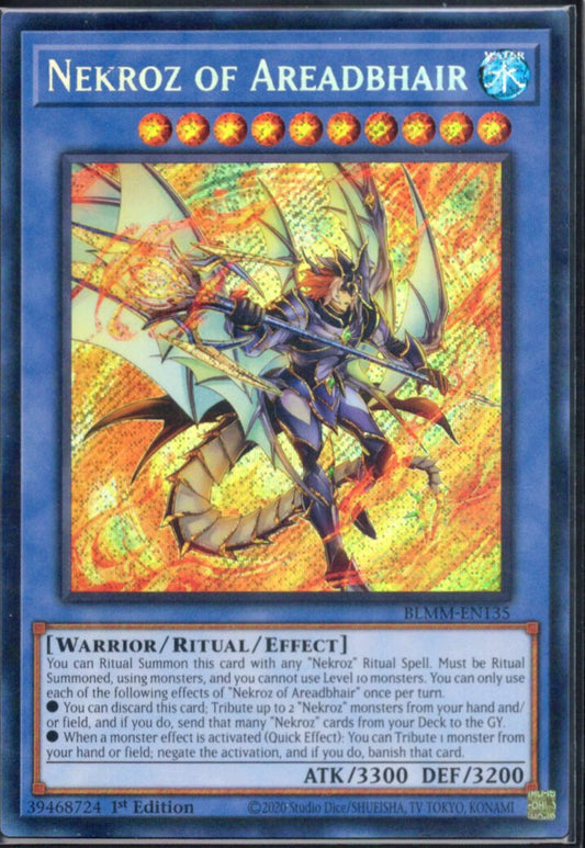 アラドヴァルの影霊衣/Nekroz of Areadbhair【BLMM-EN135】【シークレット】