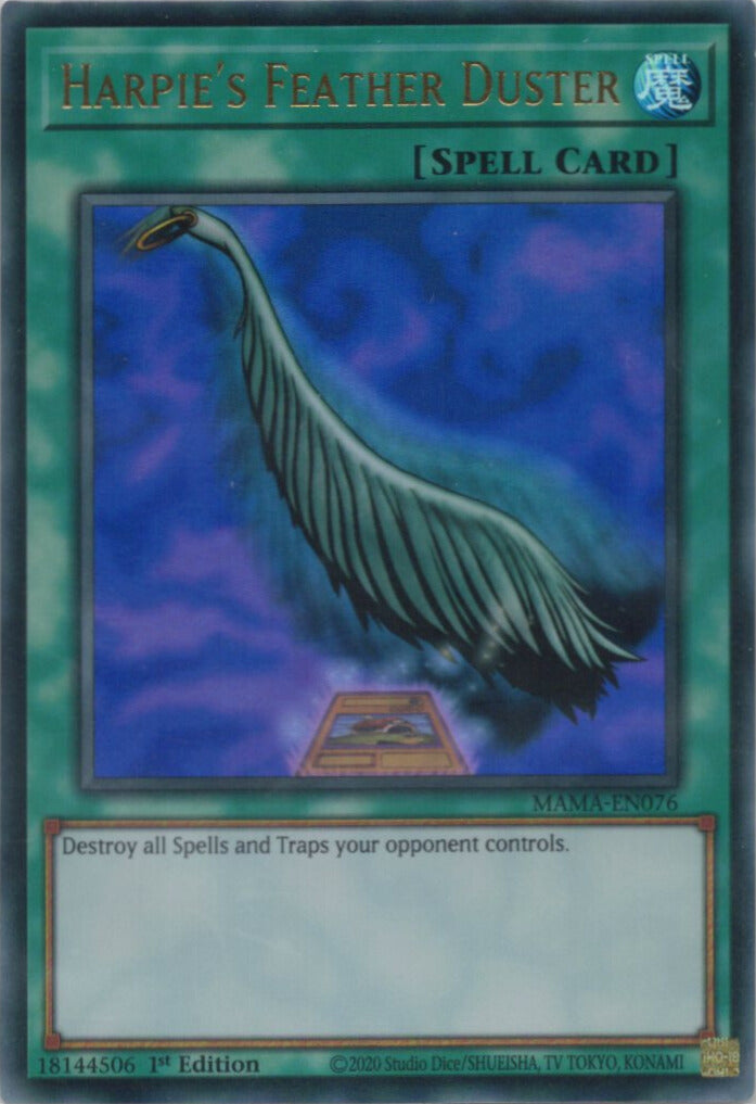 ハーピィの羽根帚/Harpie's Feather Duster【MAMA-EN076】【ウルトラレア】