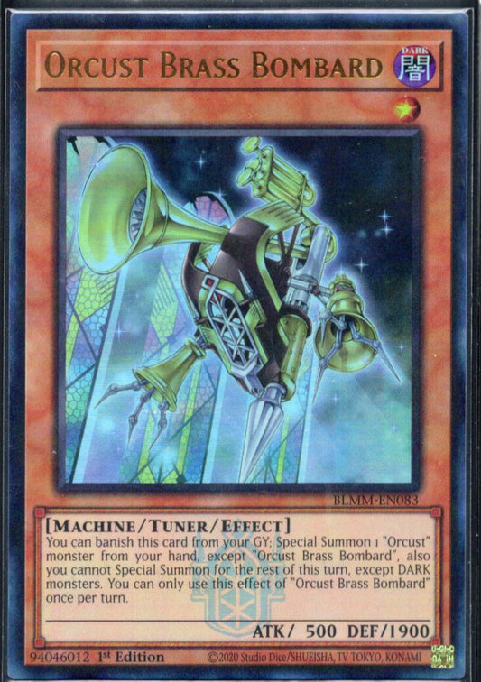 オルフェゴール・カノーネ/Orcust Bass Bombard【BLMM-EN083】【ウルトラレア】