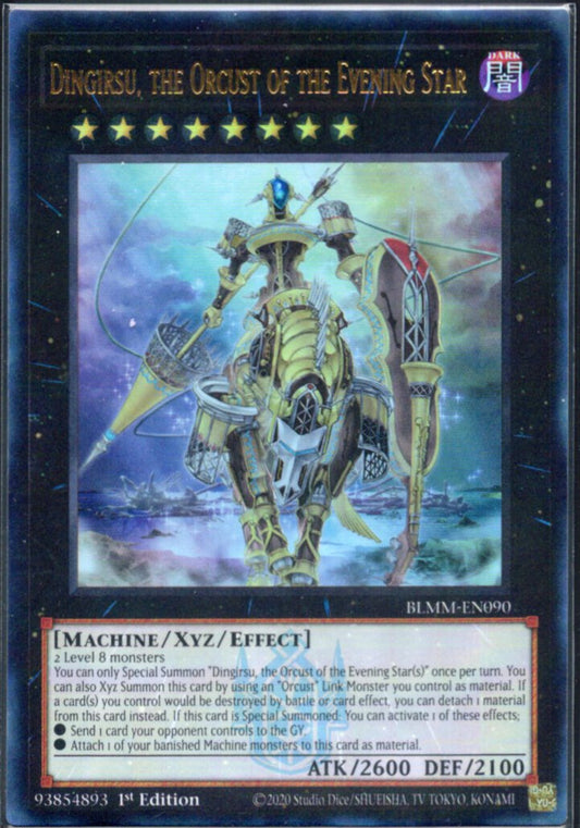 宵星の機神ディンギルス/Dingirsu, the Orcust of the Evening Star【BLMM-EN090】【ウルトラレア】