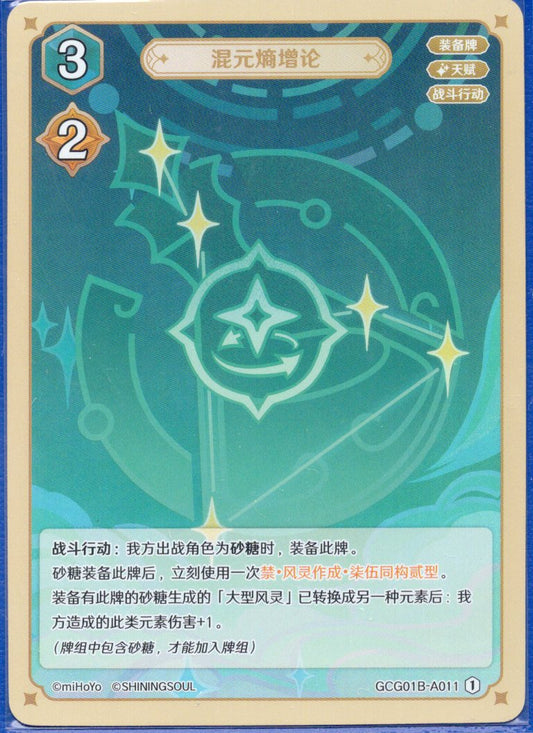 GCG01B-A011① 混元熵增論