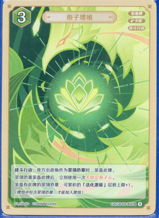 GCG01B-A018① 胞子増殖