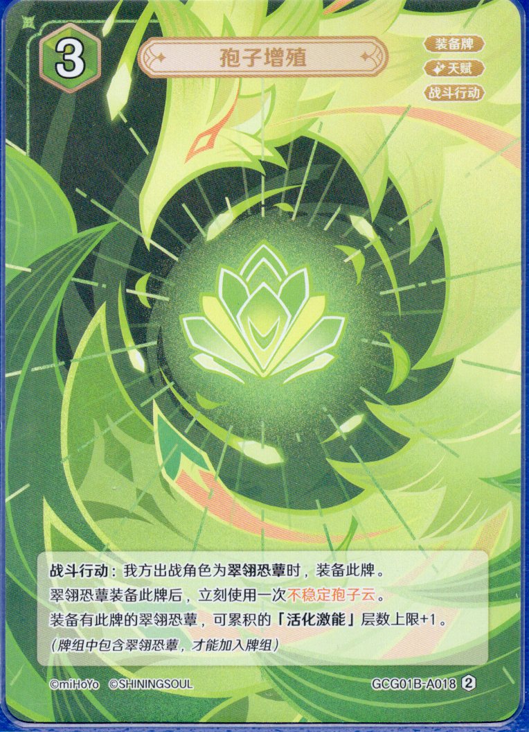 GCG01B-A018② 胞子増殖