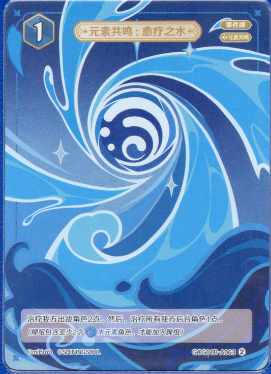 GCG01B-A063② 治療の水：元素共鳴